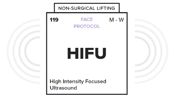 Ultrasonic lifting HIFU